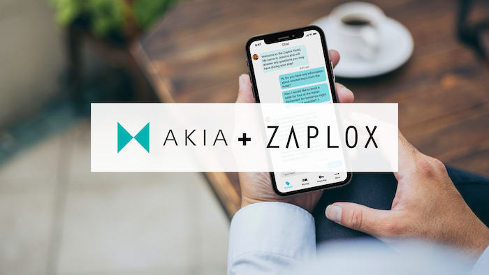 Zaplox i nytt partneravtal med Akia – adderar högt efterfrågad kommunikationsfunktionalitet till mobil gästresa